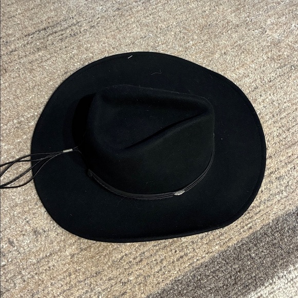 Kenny K 100% Wool Western Hat Cowgirl in Black Size L main image 6